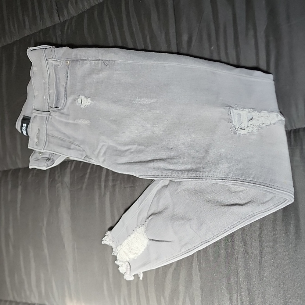 Express distressed  Grey denim size 8r